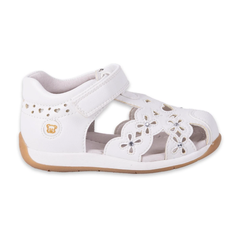 SANDALIAS NIÑA PILLÍN CLASICO BEBE PZA414-24BCO BLANCO - 3