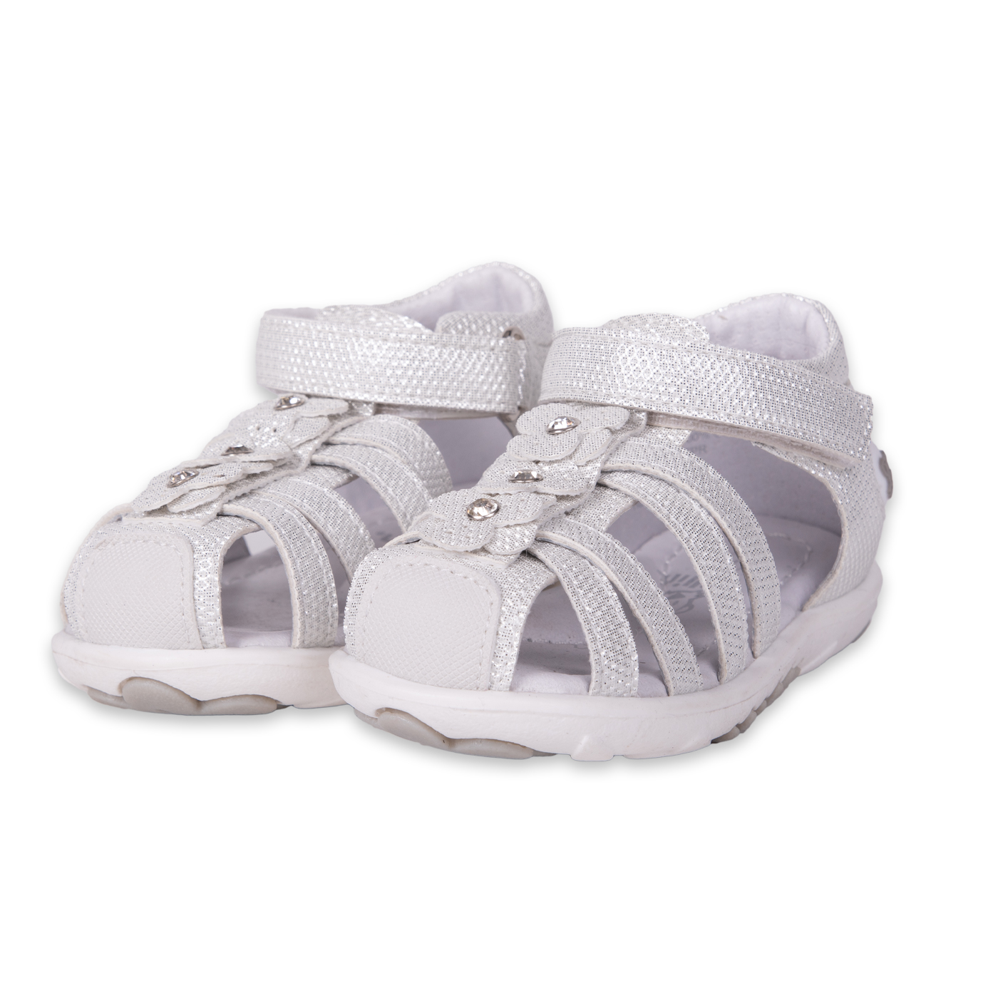 SANDALIAS NIÑA PILLÍN CLASICO BEBE PLATEADO PZA418-24PLA - 1