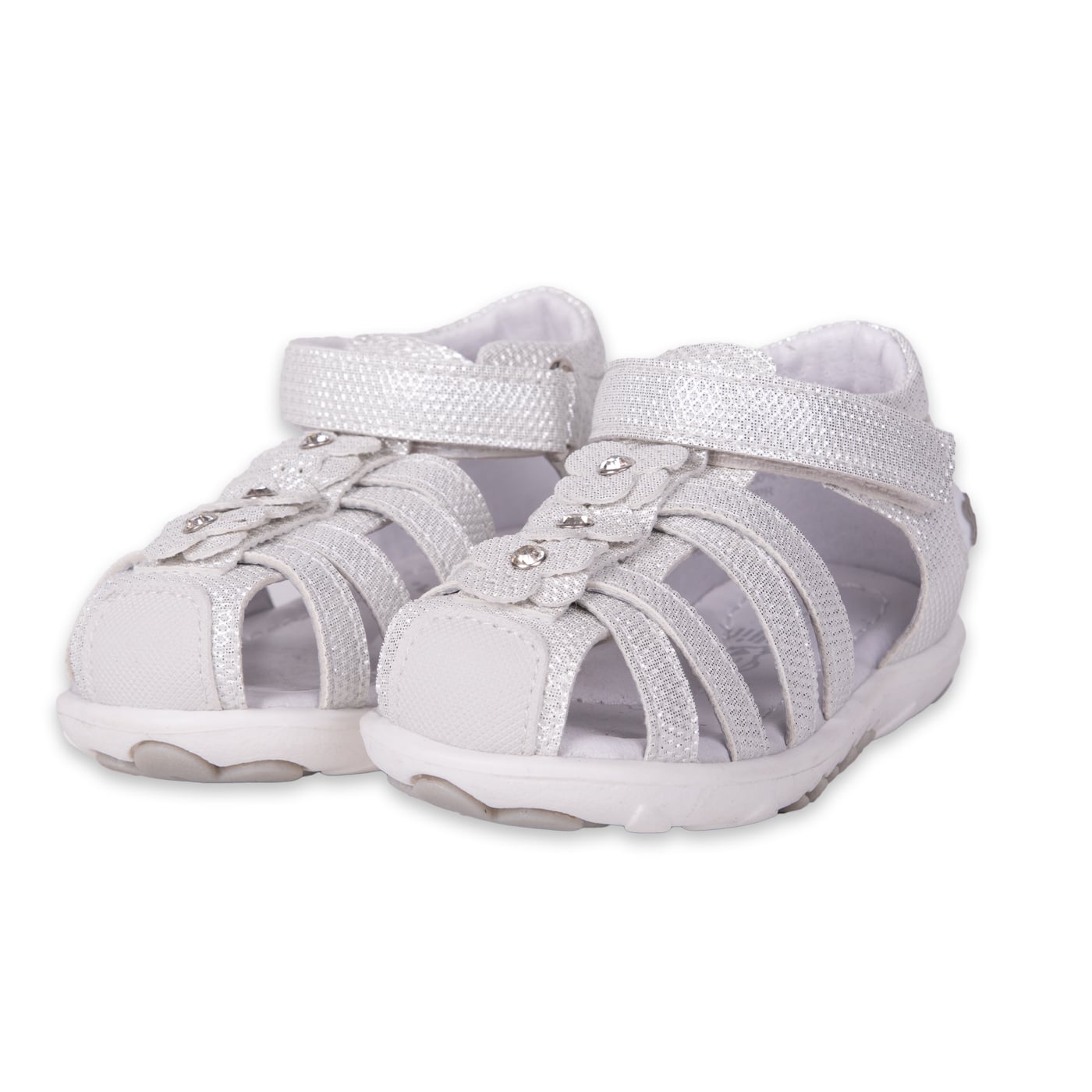 SANDALIAS NIÑA PILLÍN CLASICO BEBE PLATEADO PZA418-24PLA - 1