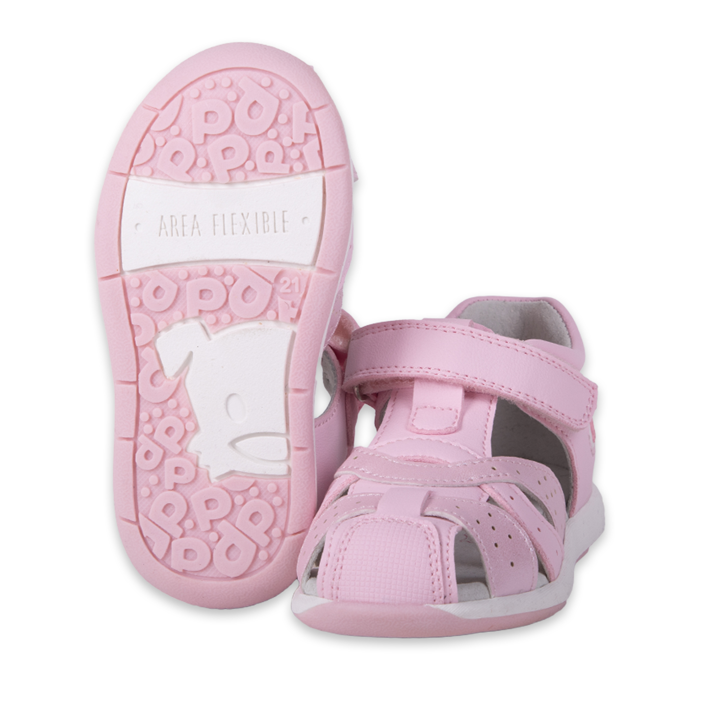 SANDALIAS NIÑA PILLÍN CLASICO BEBE PZA415-24ROS ROSADO - 2