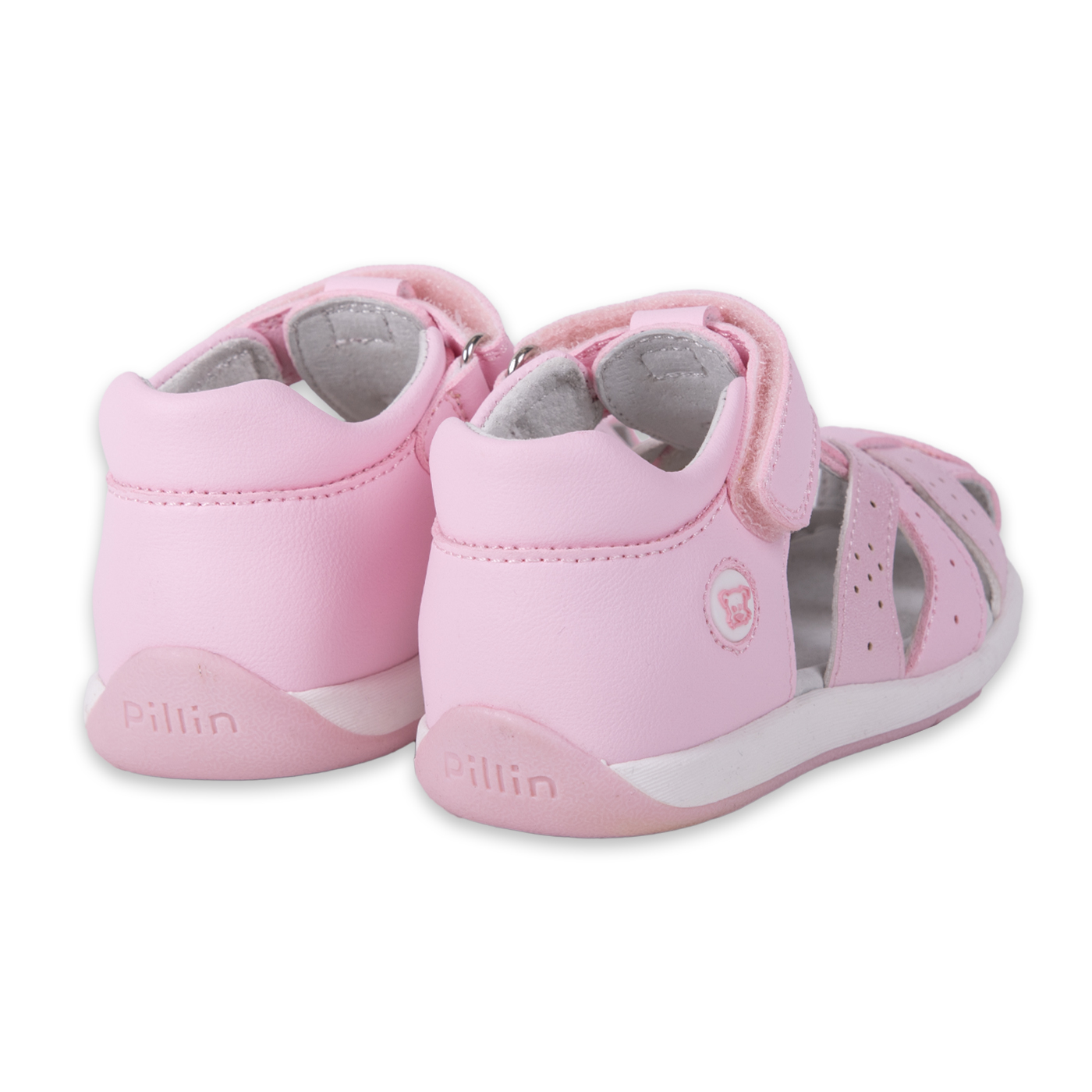SANDALIAS NIÑA PILLÍN CLASICO BEBE PZA415-24ROS ROSADO - 4