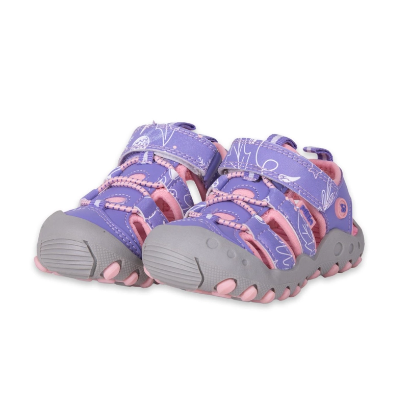 SANDALIAS NIÑA PILLÍN OUTDOOR BEBE PZA424-24MOR MORADO - 1