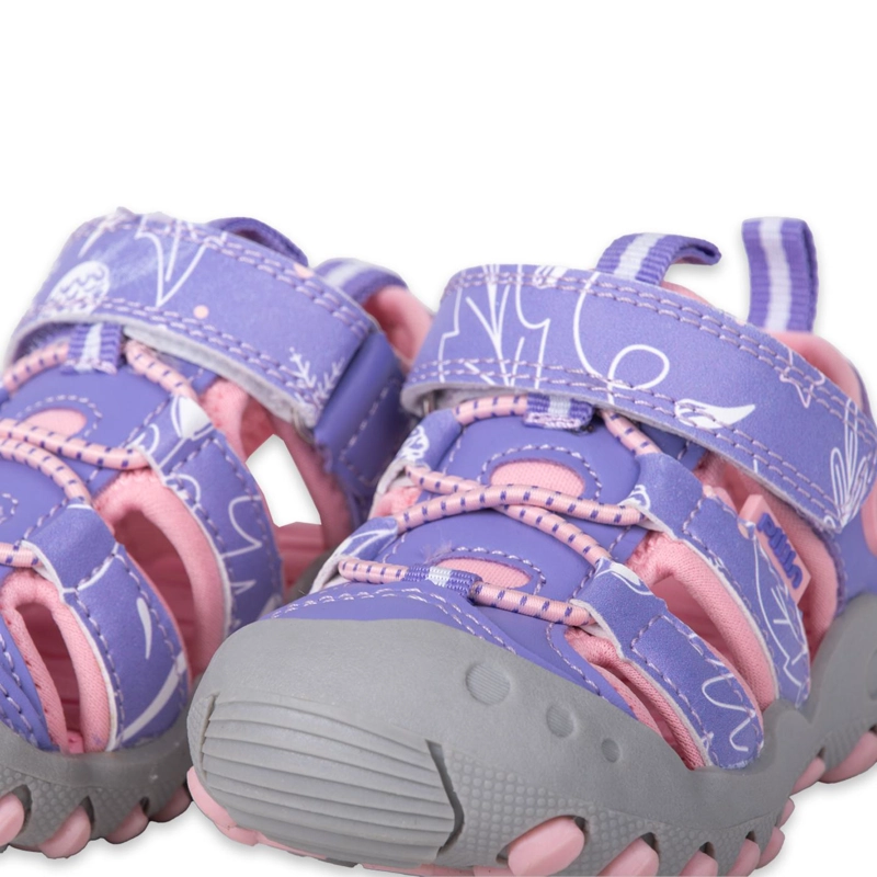 SANDALIAS NIÑA PILLÍN OUTDOOR BEBE PZA424-24MOR MORADO - 5