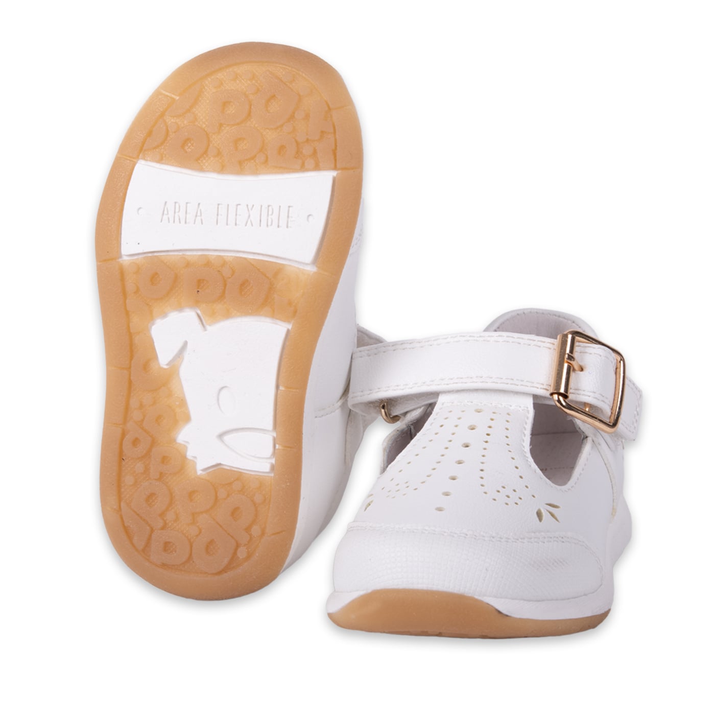 BALLERINAS NIÑA PILLÍN CLASICA BEBE PZA207-24BCO BLANCO - 2
