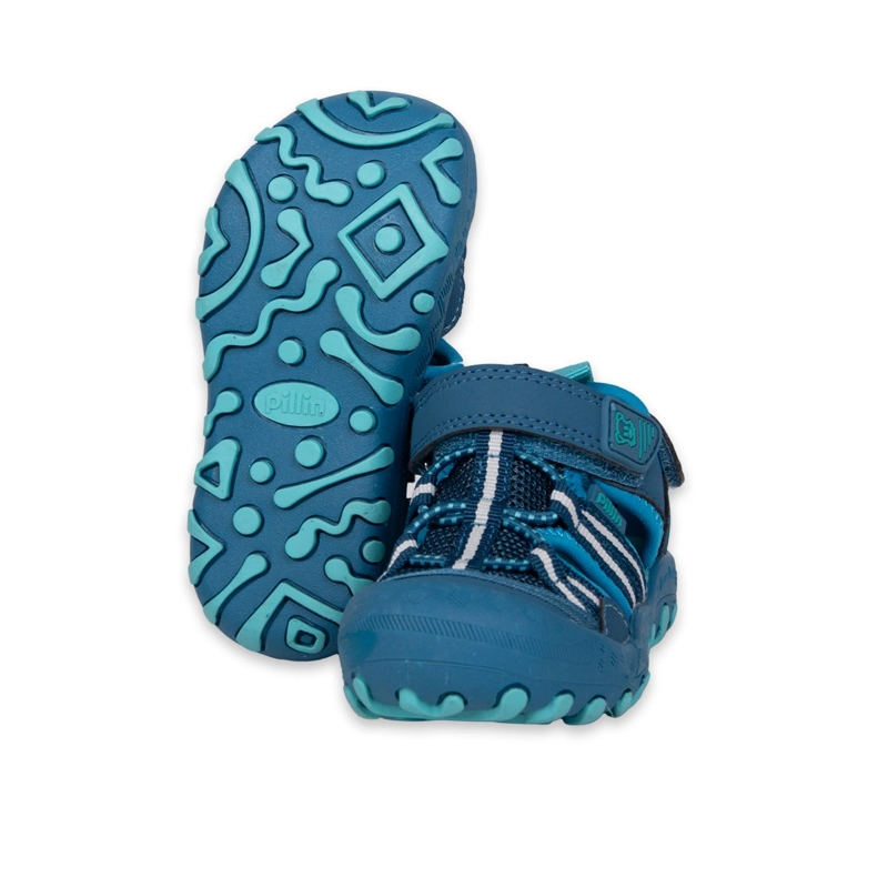 SANDALIAS NIÑO PILLÍN OUTDOOR BEBE PZA427-24AZM AZUL MARINO - 2