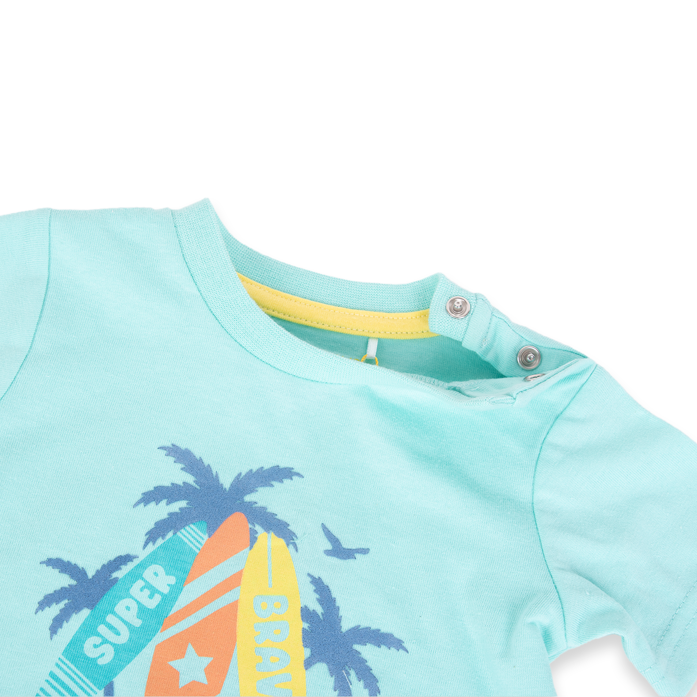 POLERA MANGA CORTA ALGODÓN NIÑO PILLÍN PVA603-24VER BEBÉ VERDE - 2