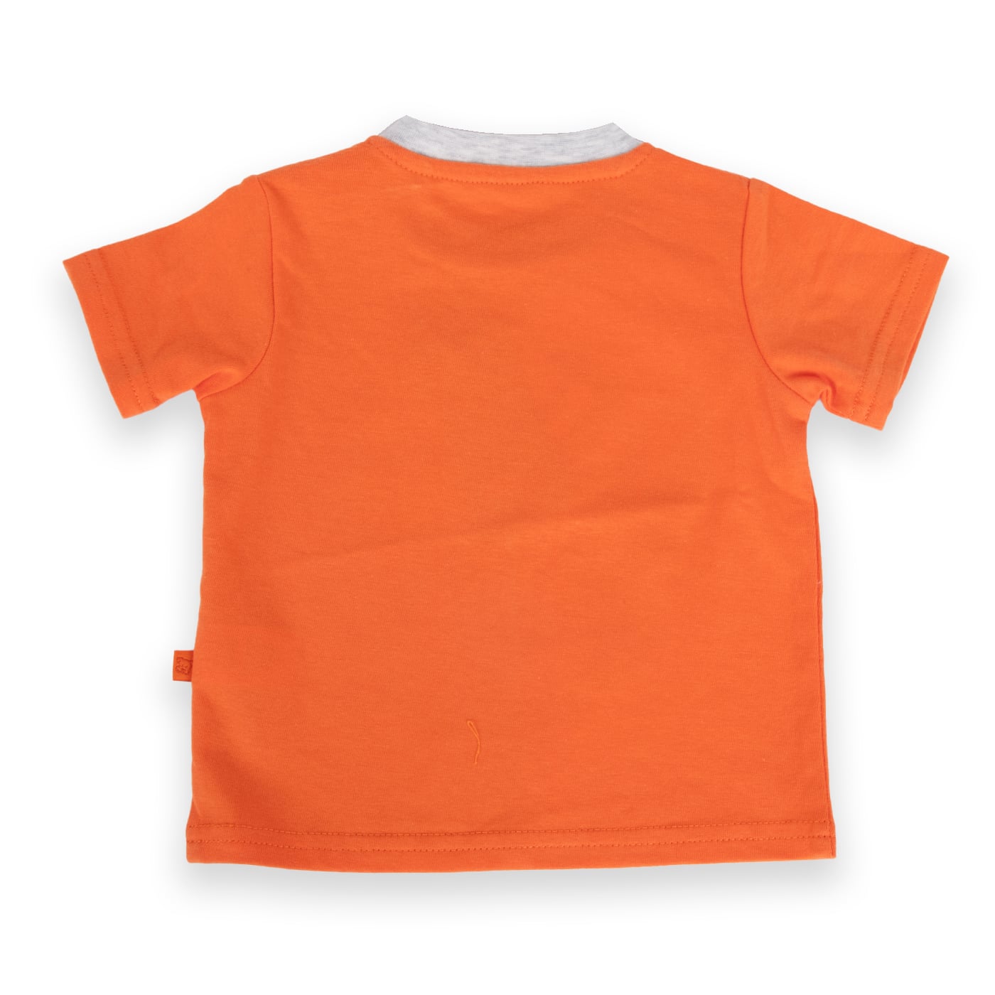 POLERA MANGA CORTA ALGODÓN NIÑO PILLÍN PVA629-24NAR BEBÉ NARANJA - 3