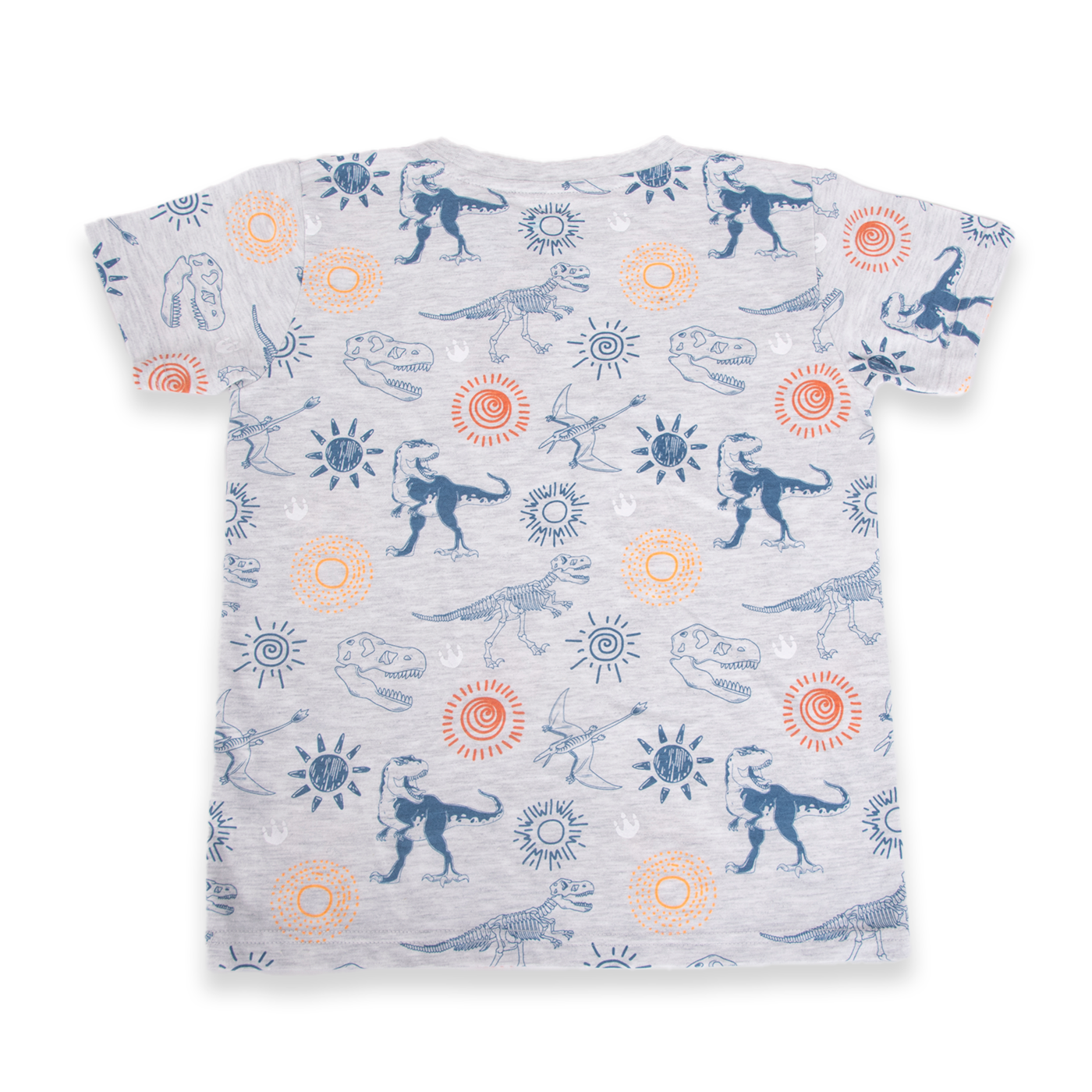 POLERA MANGA CORTA ALGODÓN NIÑO PILLÍN PVA640-24MLG GRIS CLARO - 3