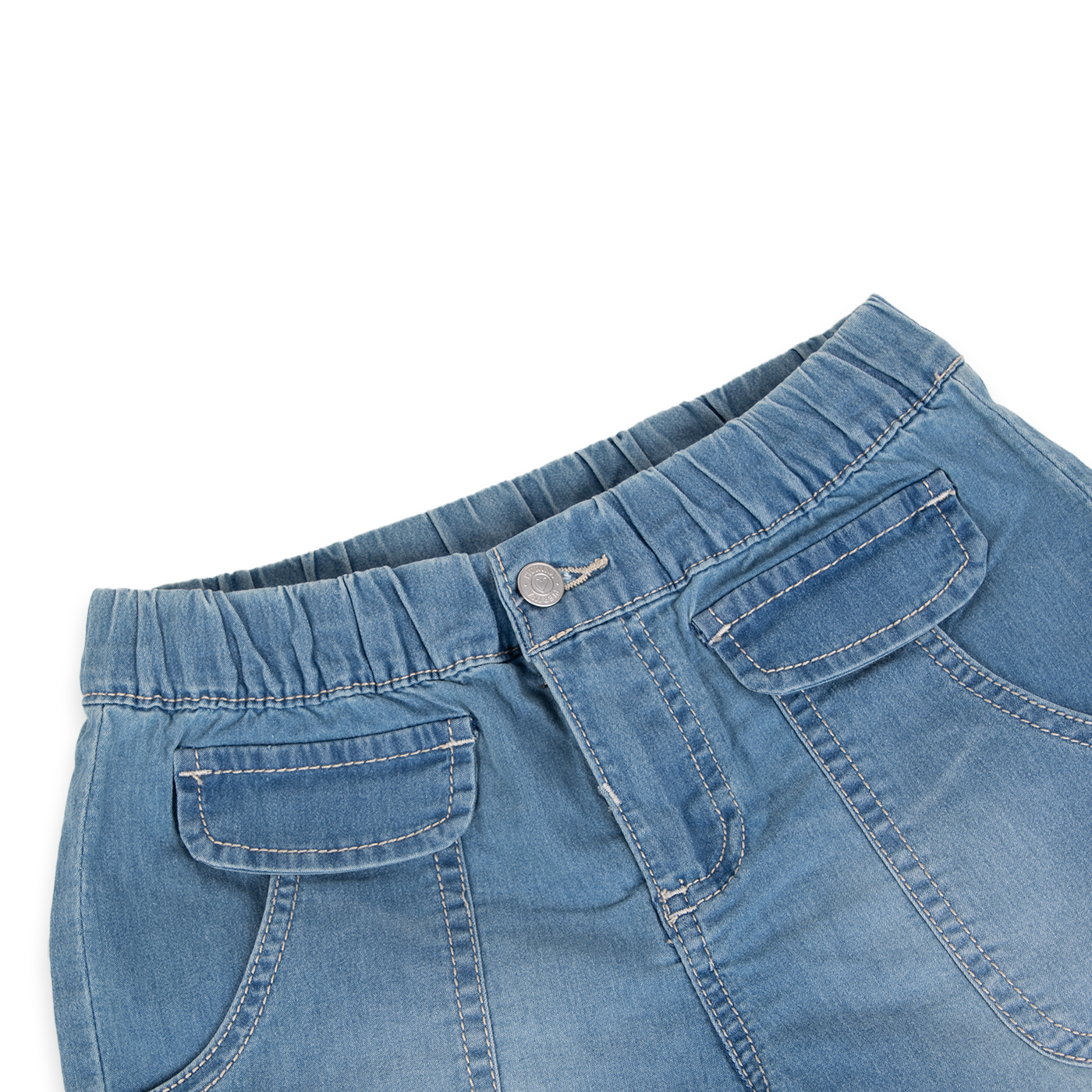 SHORT NIÑA PILLÍN DENIM PVA731-24DEN - 2