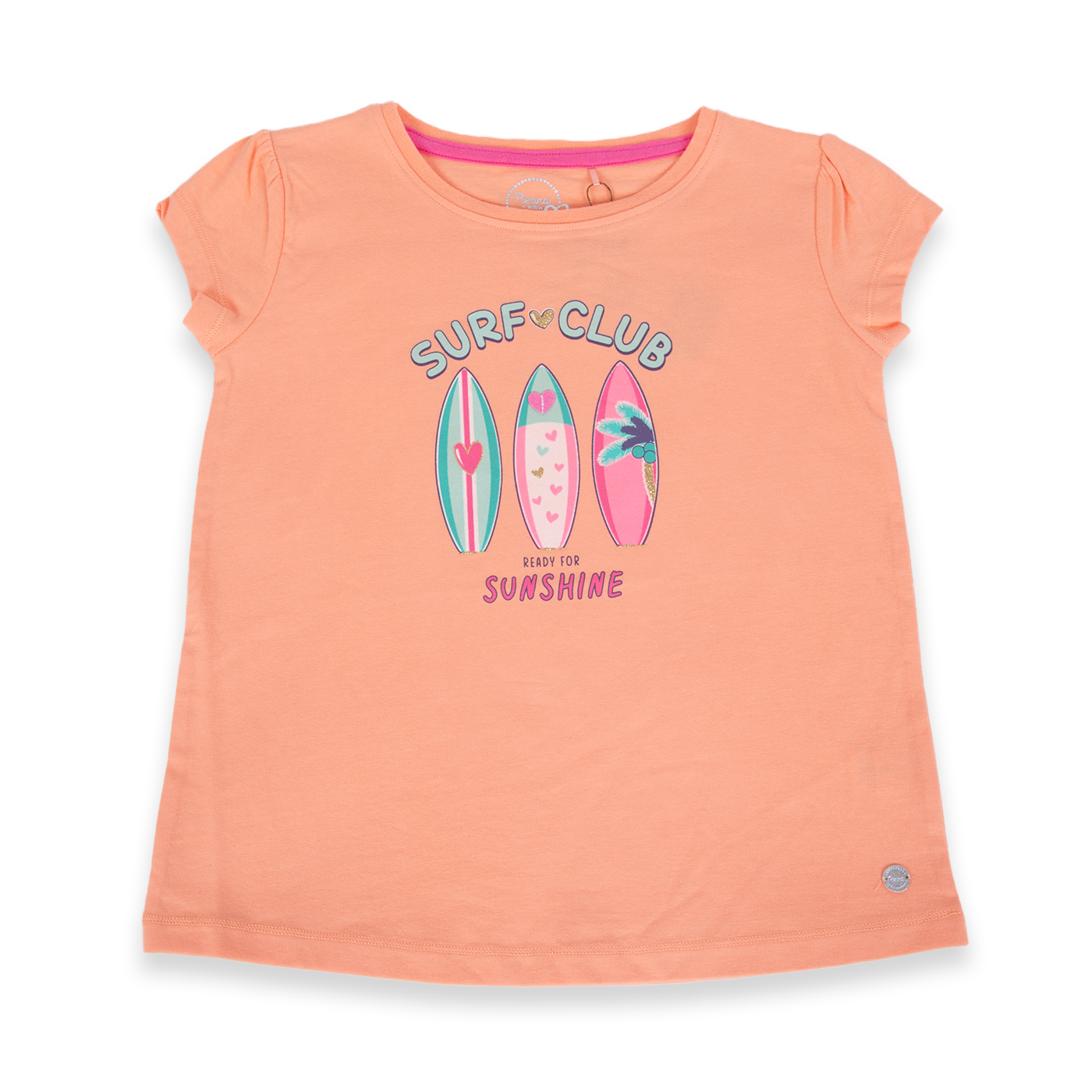 POLERA ALGODÓN NIÑA PILLÍN PVA611-24DAM NARANJA - 1