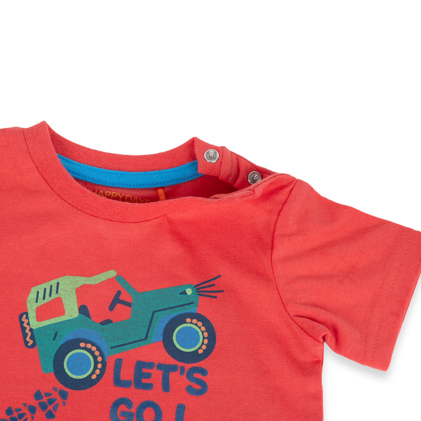 POLERA MANGA CORTA ALGODÓN NIÑO PILLÍN PVA603-24ROJ BEBÉ ROJO - 2