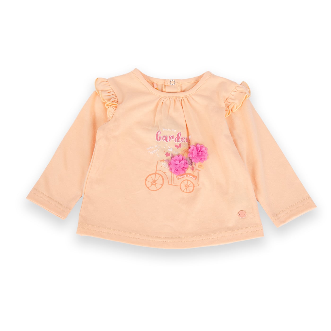 POLERA BEBÉ NIÑA NARANJA PILLIN - 1