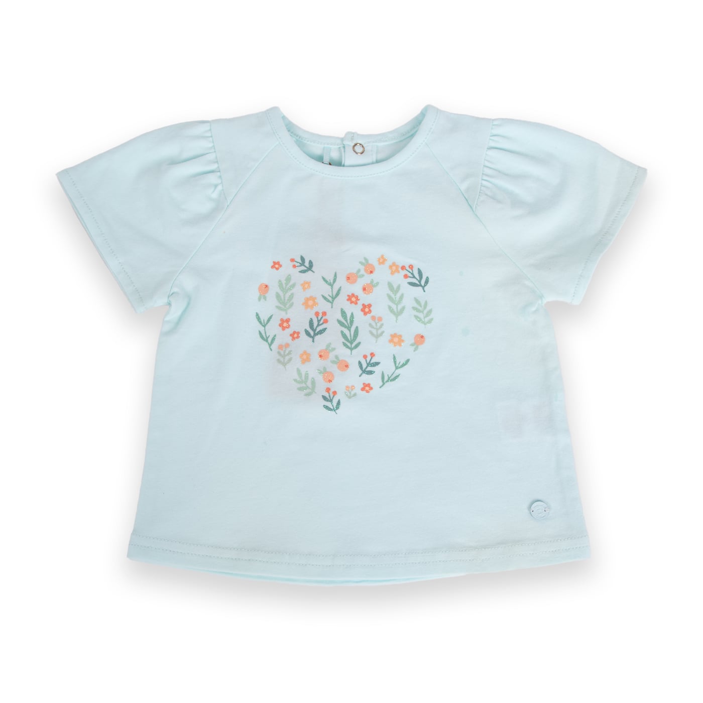 POLERA MANGA CORTA NIÑA PILLÍN PVA624-24AQU BEBÉ AGUA - 1