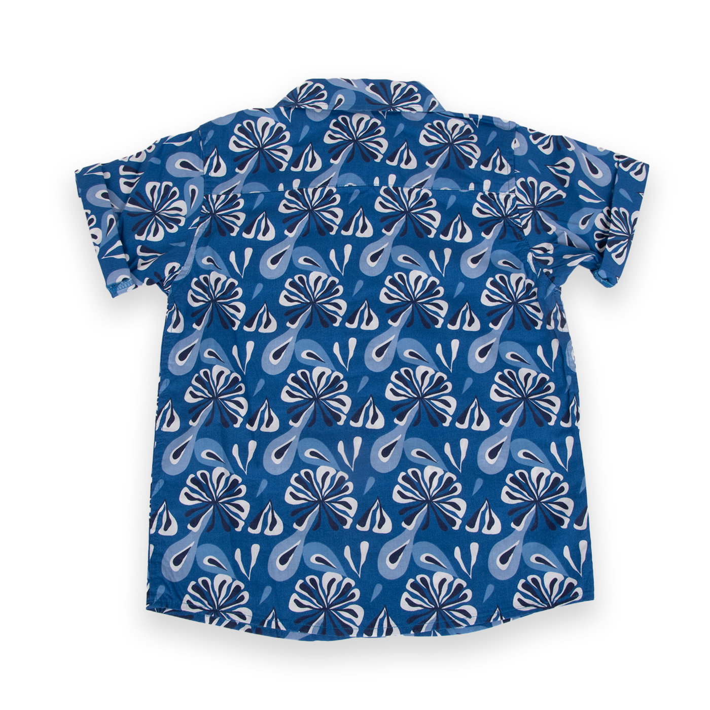 CAMISA MANGA CORTA ALGODÓN NIÑO PILLÍN PVA826-24AZU AZUL - 3