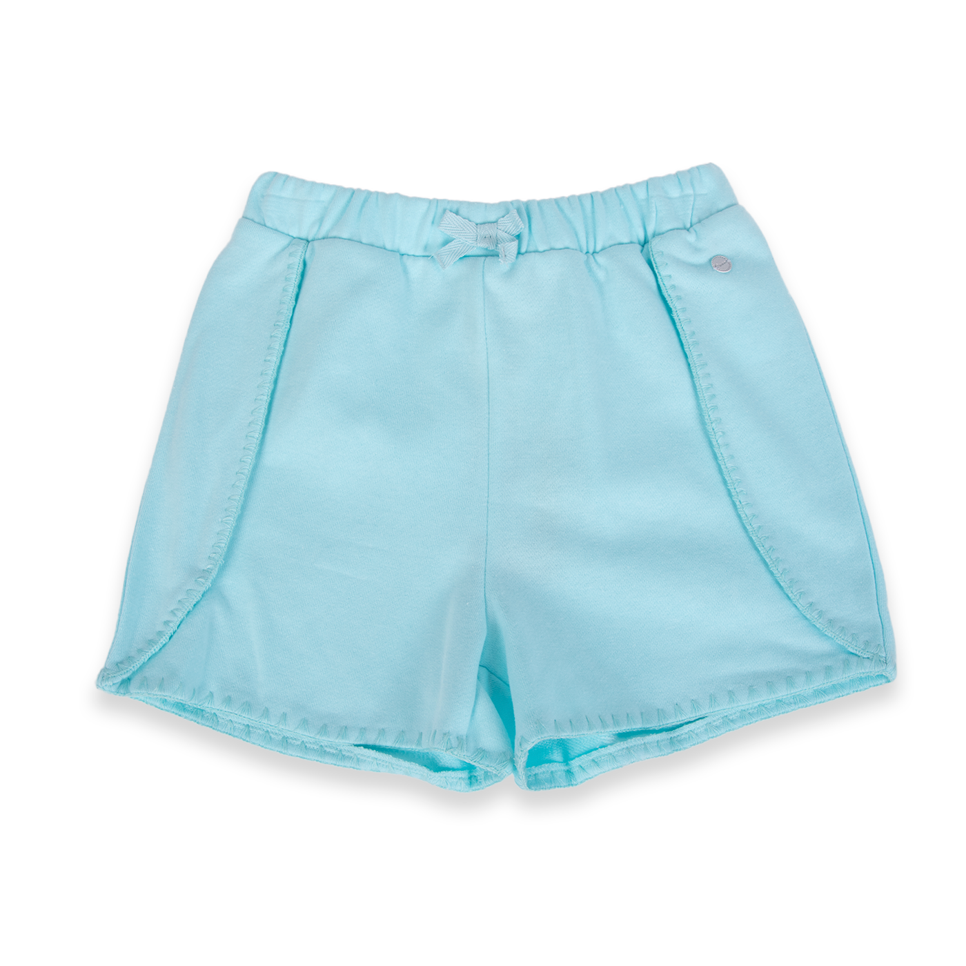 SHORT NIÑA PILLÍN TURQUESA PVA511-24TUR - 1
