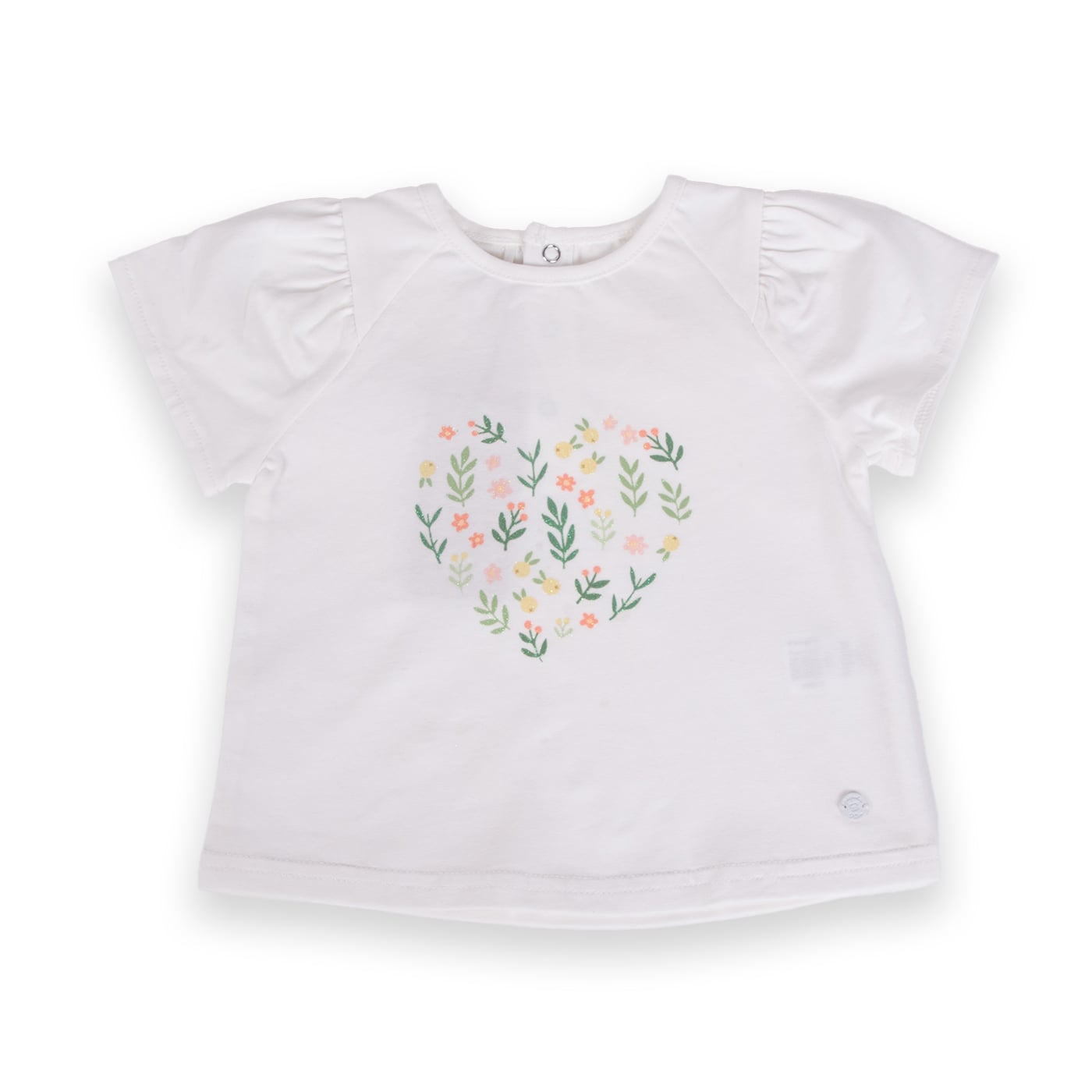 POLERA MANGA CORTA NIÑA PILLÍN PVA624-24CRU BEBÉ CRUDO - 1