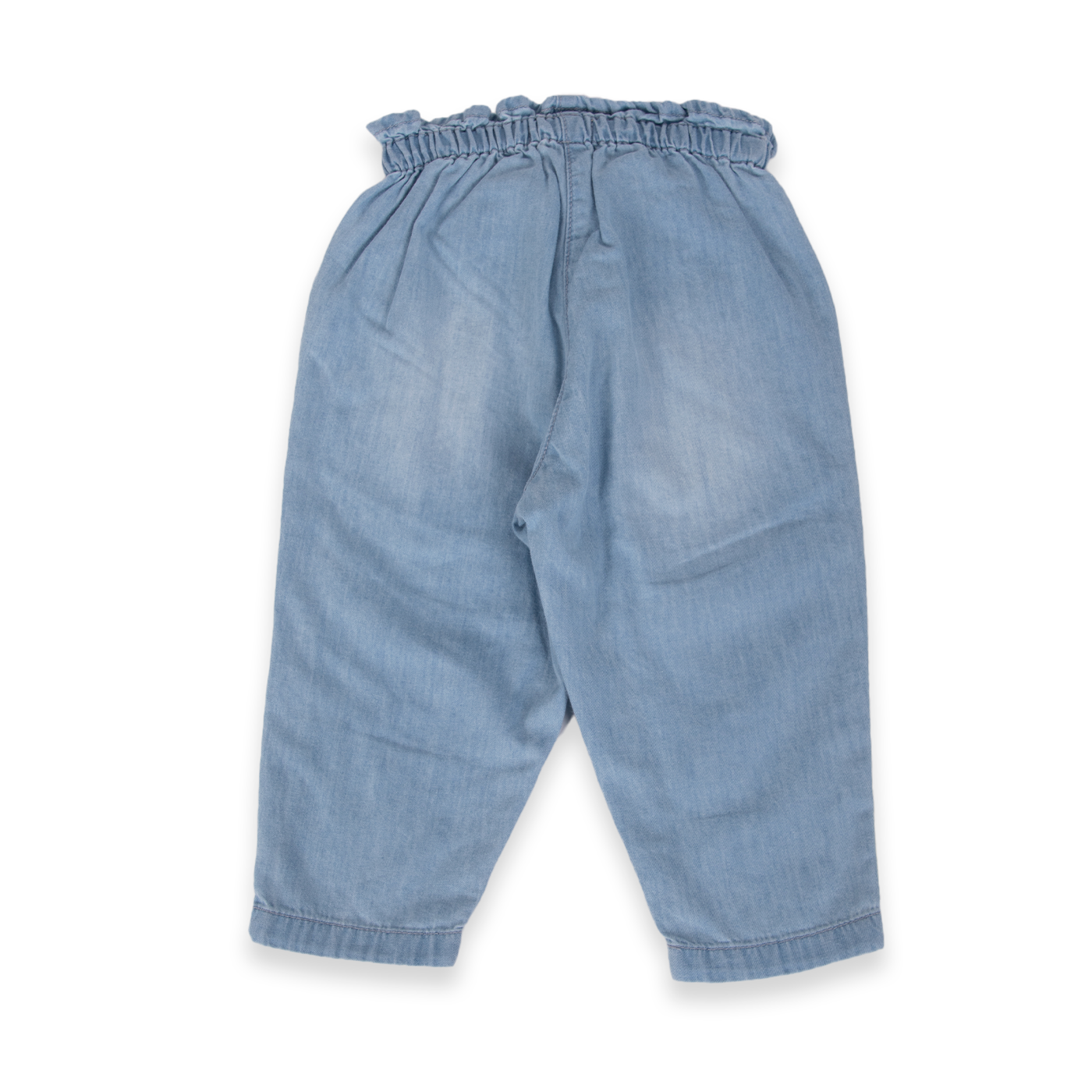 PANTALÓN ALGODÓN NIÑA PILLÍN CELESTE BEBÉ PVA707-24CEL - 3