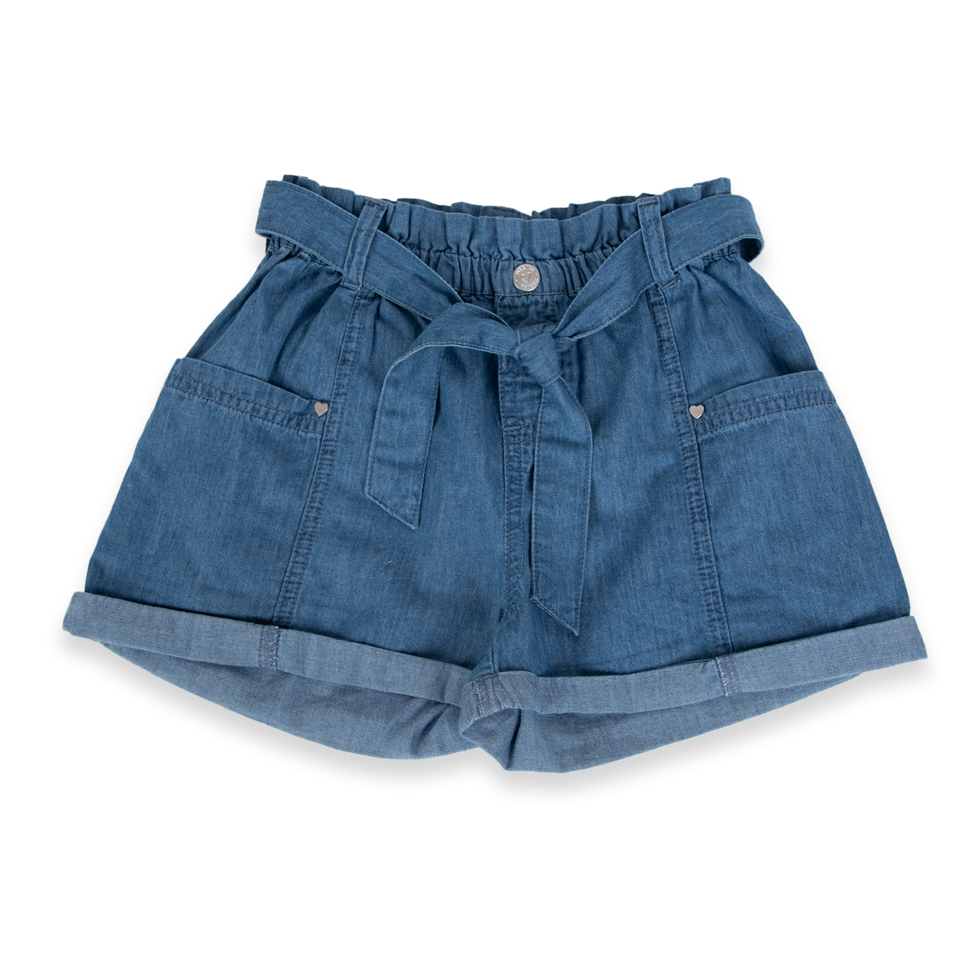 SHORT ALGODÓN NIÑA PILLÍN DENIM PVA732-24DEN - 1