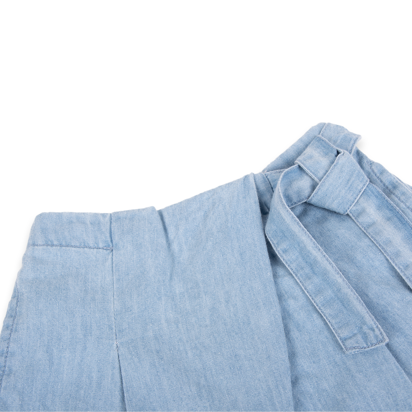 SHORT ALGODÓN NIÑA PILLÍN CELESTE BEBÉ PVA726-24CEL - 2