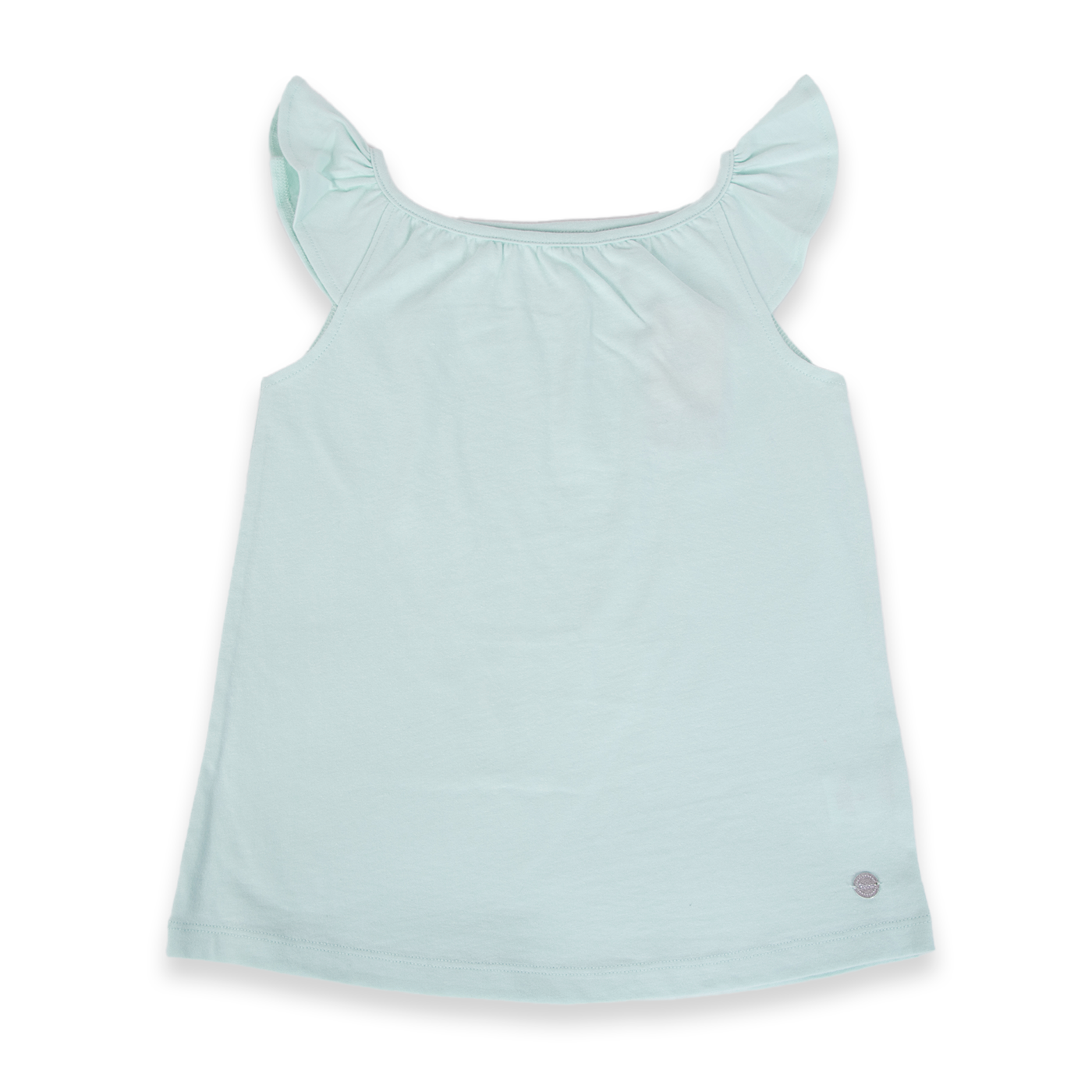 POLERA ALGODÓN NIÑA PILLÍN PVA610-24AQU AGUA - 1