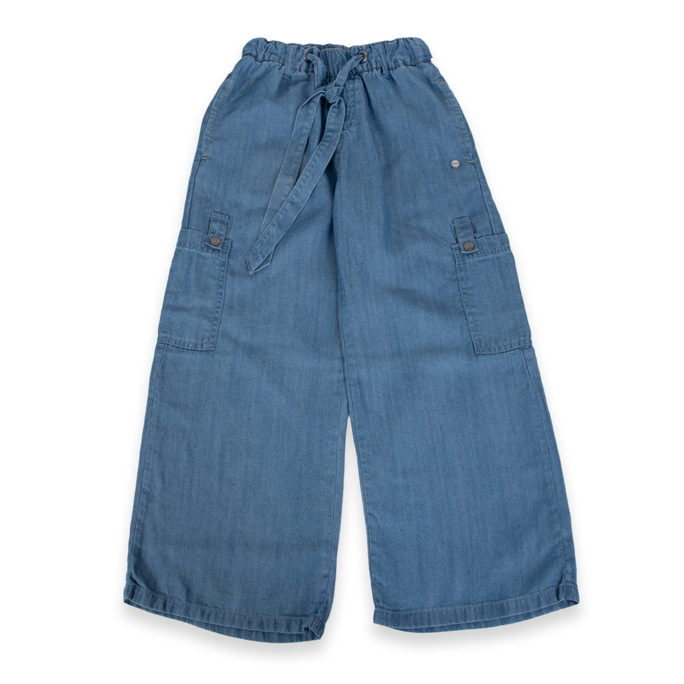 PANTALÓN NIÑA PILLÍN CELESTE PVA738-24CEL - 1