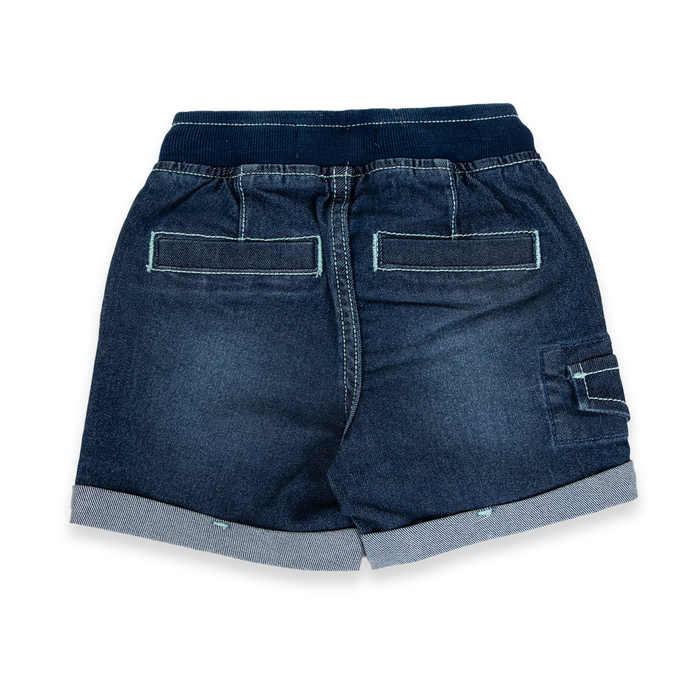 BERMUDA NIÑO PILLÍN DENIM BEBÉ PVA722-24DEN - 3
