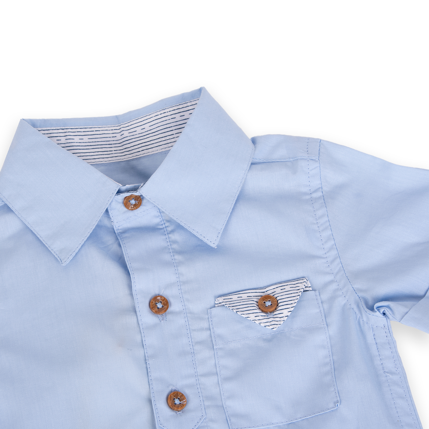 CAMISA BEBÉ NIÑO CELESTE PILLIN - 2