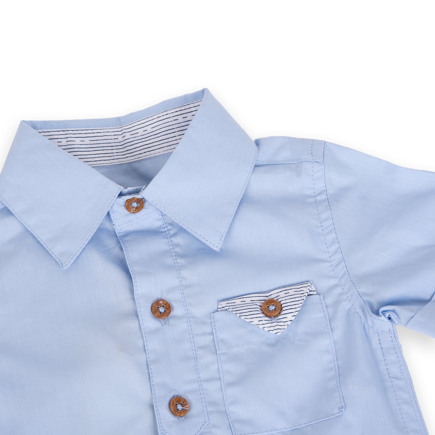 CAMISA BEBÉ NIÑO CELESTE PILLIN - 2