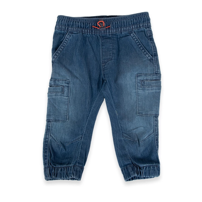 PANTALÓN NIÑO PILLÍN DENIM BEBÉ PVA721-24DEN - 1