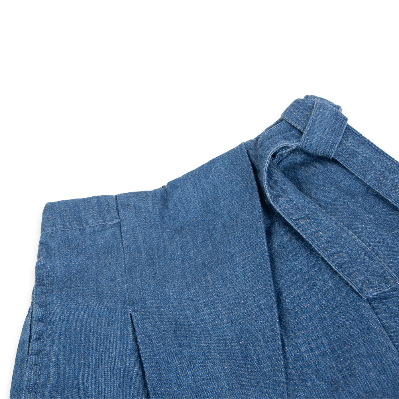 SHORT ALGODÓN NIÑA PILLÍN DENIM BEBÉ PVA726-24DEN - 2