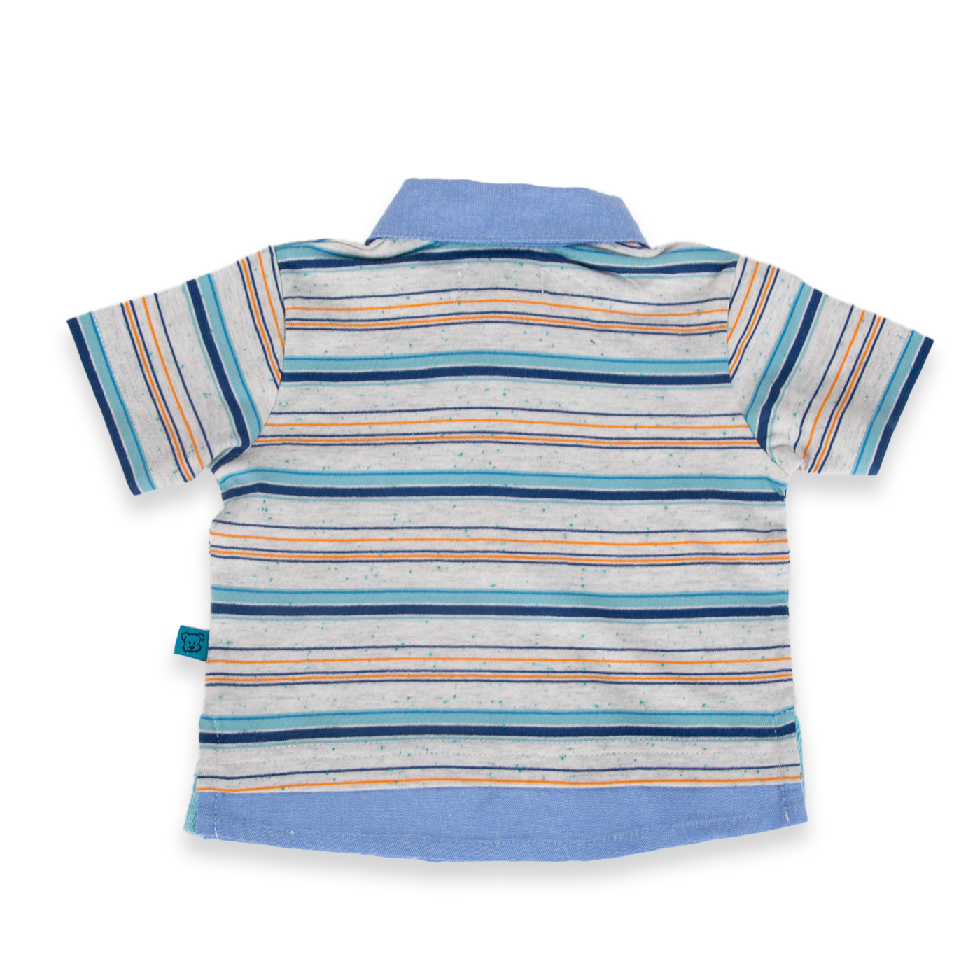 POLERA MANGA CORTA ALGODÓN NIÑO PILLÍN PVA628-24AZU BEBÉ AZUL - 3