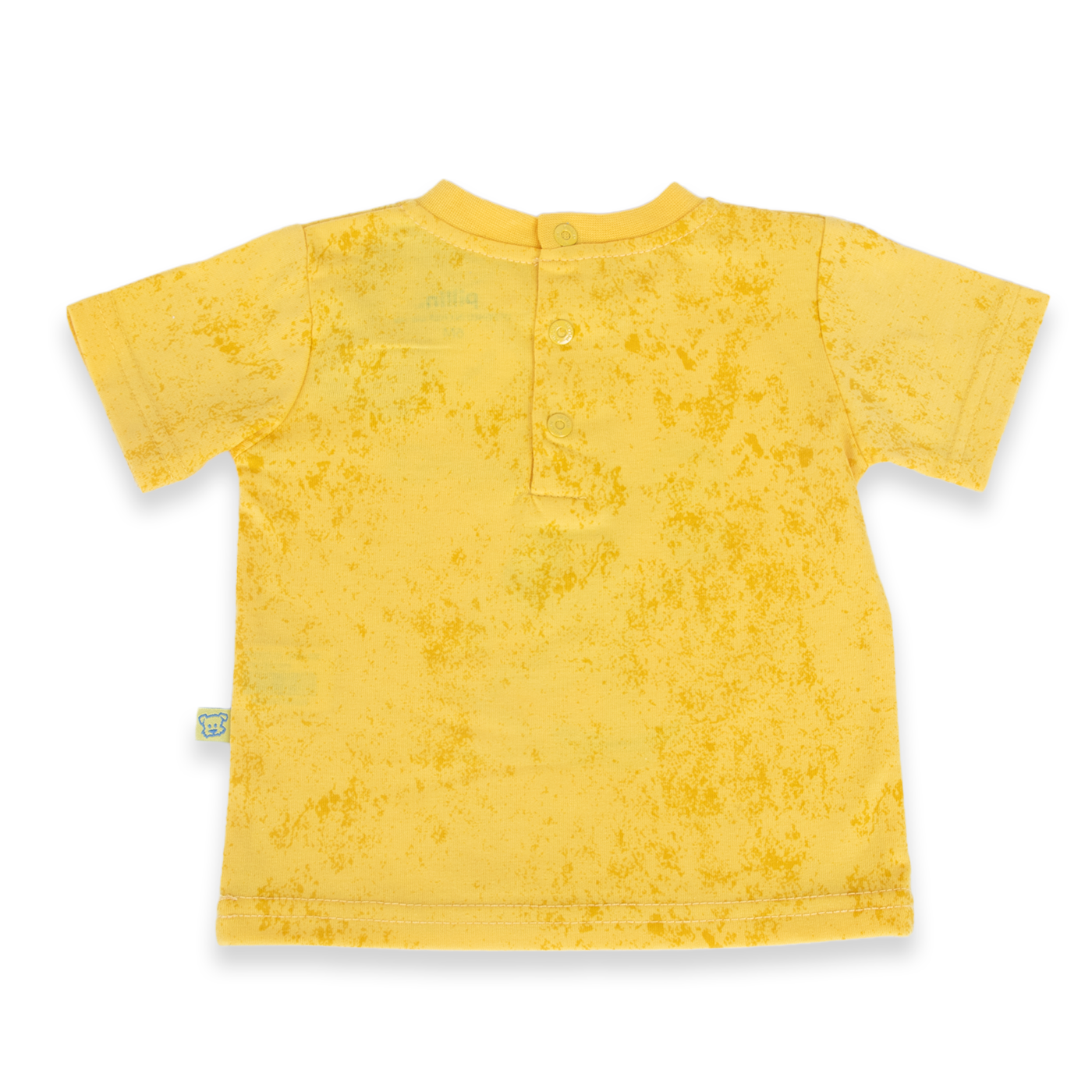 POLERA MANGA CORTA ALGODÓN NIÑO PILLÍN PVA625-24AMA BEBÉ AMARILLO - 3
