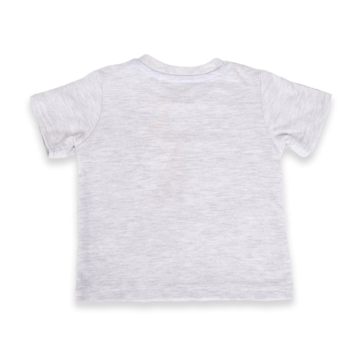 POLERA MANGA CORTA ALGODÓN NIÑO PILLÍN PVA603-24GRI BEBÉ GRIS - 3