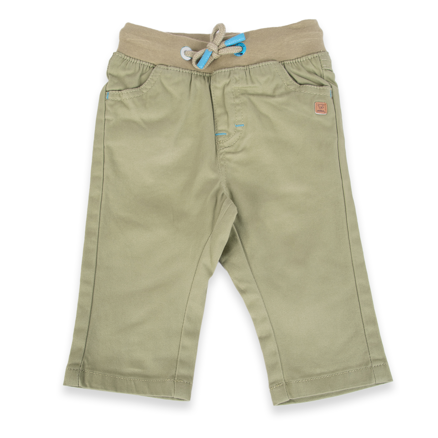 PANTALÓN BEBÉ NIÑO VERDE PILLIN - 1