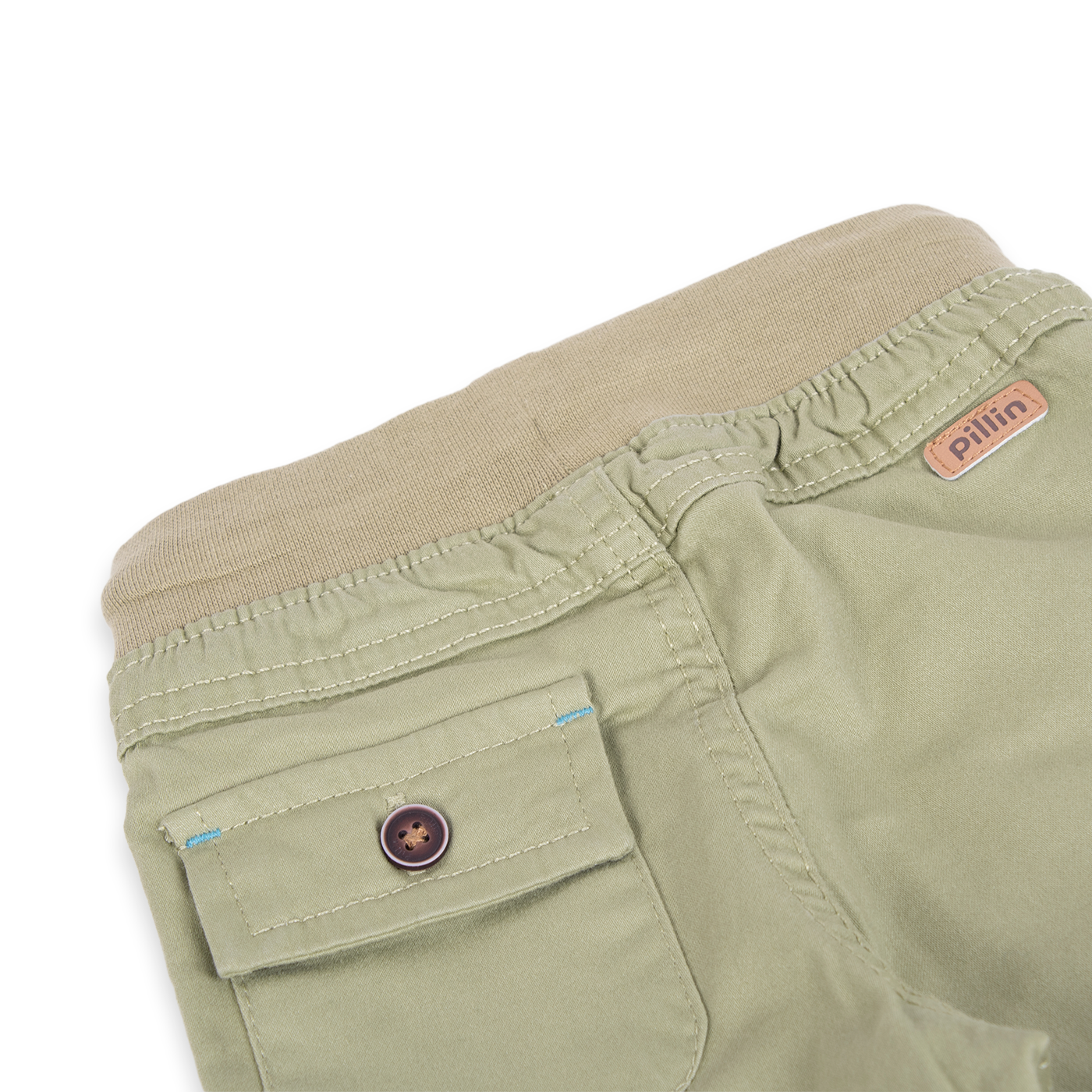 PANTALÓN BEBÉ NIÑO VERDE PILLIN - 4