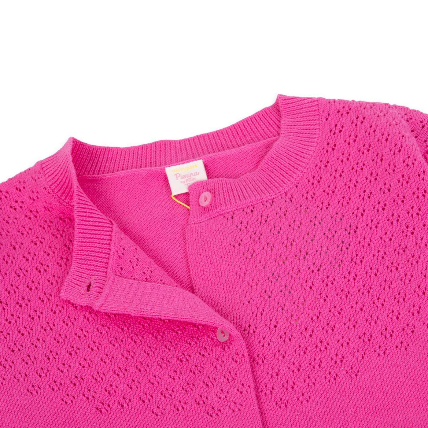 SWEATER MANGA LARGA ALGODÓN NIÑA PILLÍN PVA902-24RSO CHALECO ROSA - 2