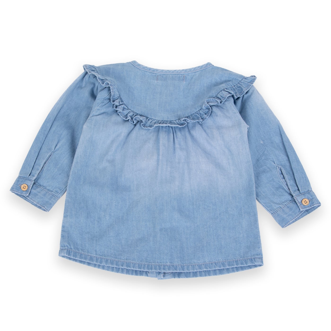 BLUSA BEBÉ NIÑA DENIM PILLIN - 3