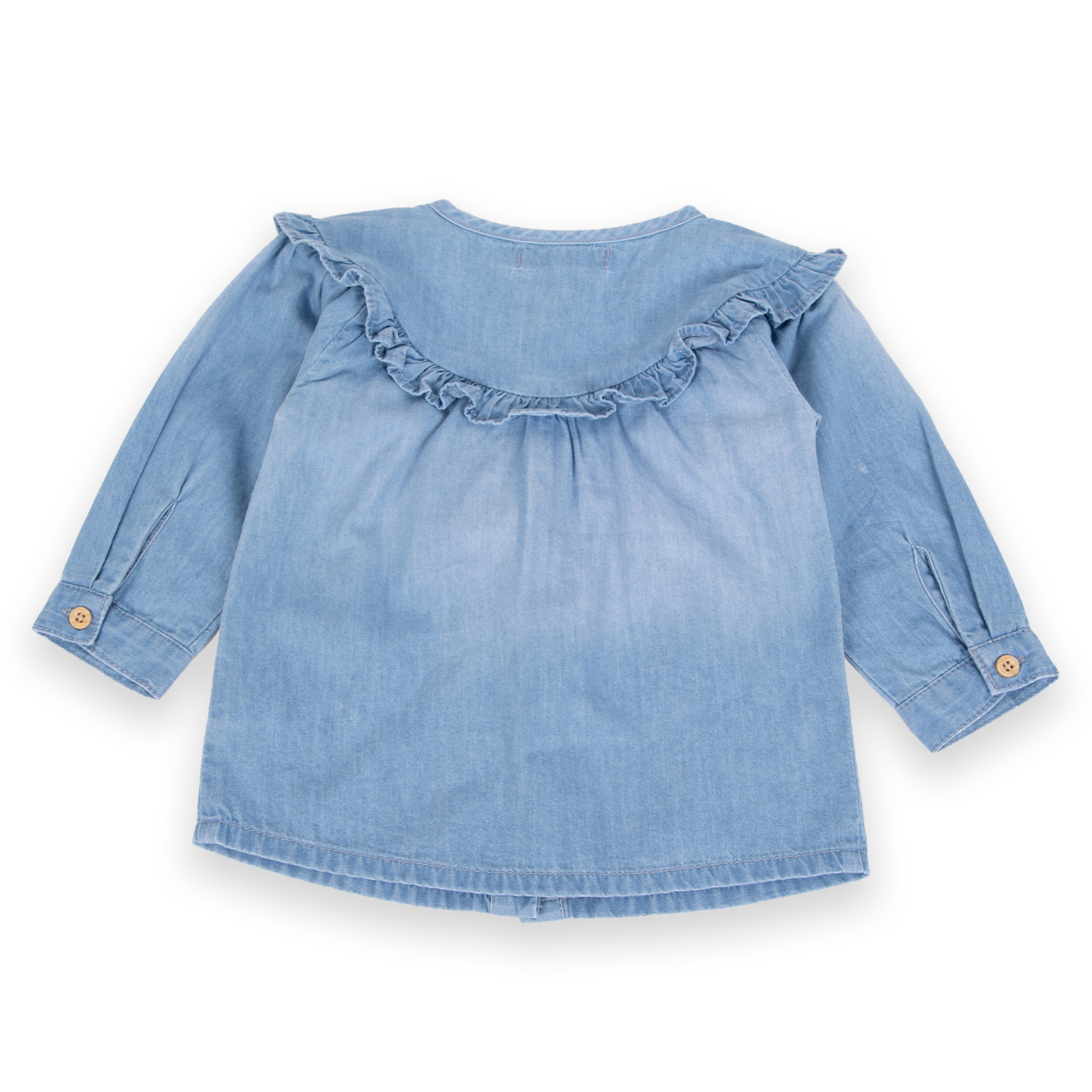 BLUSA BEBÉ NIÑA DENIM PILLIN - 3