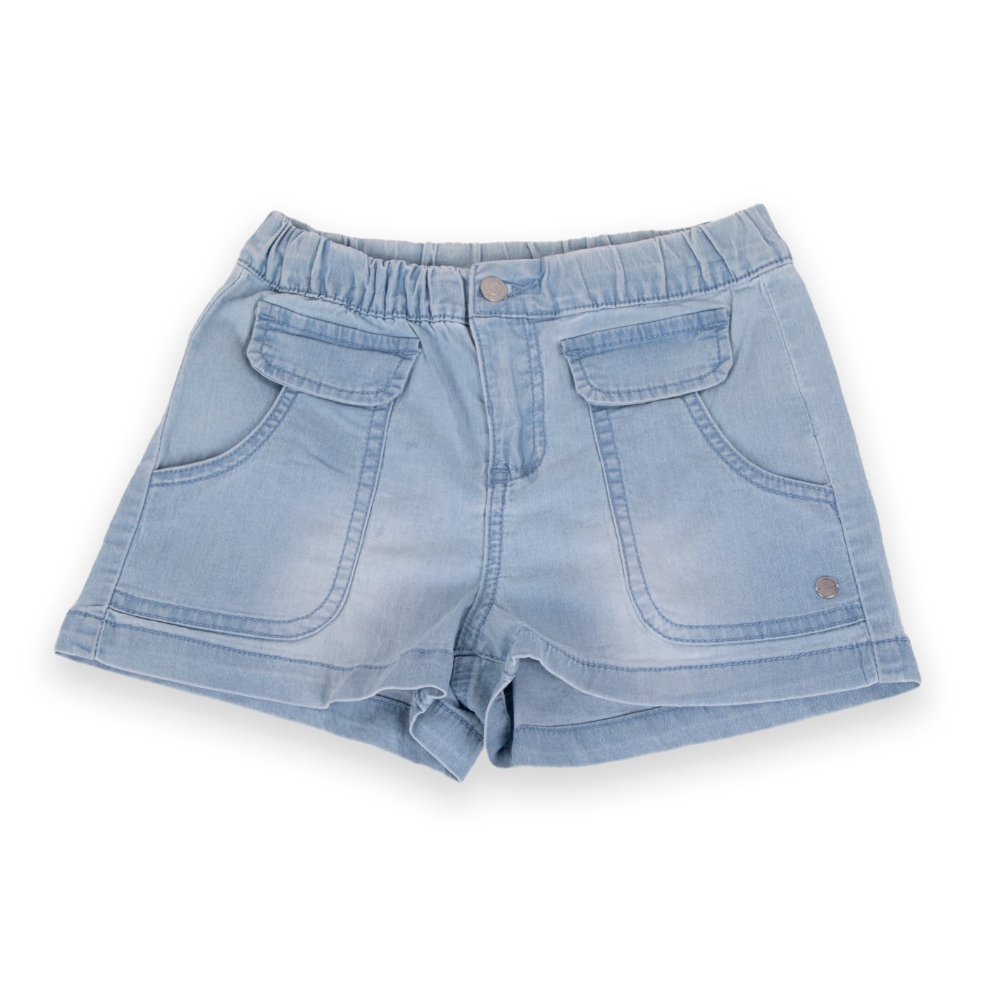 SHORT NIÑA PILLÍN CELESTE PVA731-24CEL - 1