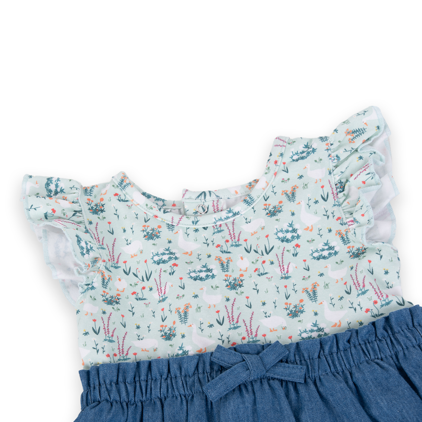 VESTIDO NIÑA PILLIN MENTA PVA710-24MEN BEBE - 2