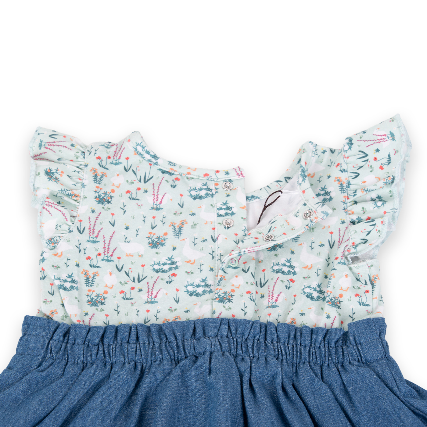 VESTIDO NIÑA PILLIN MENTA PVA710-24MEN BEBE - 4