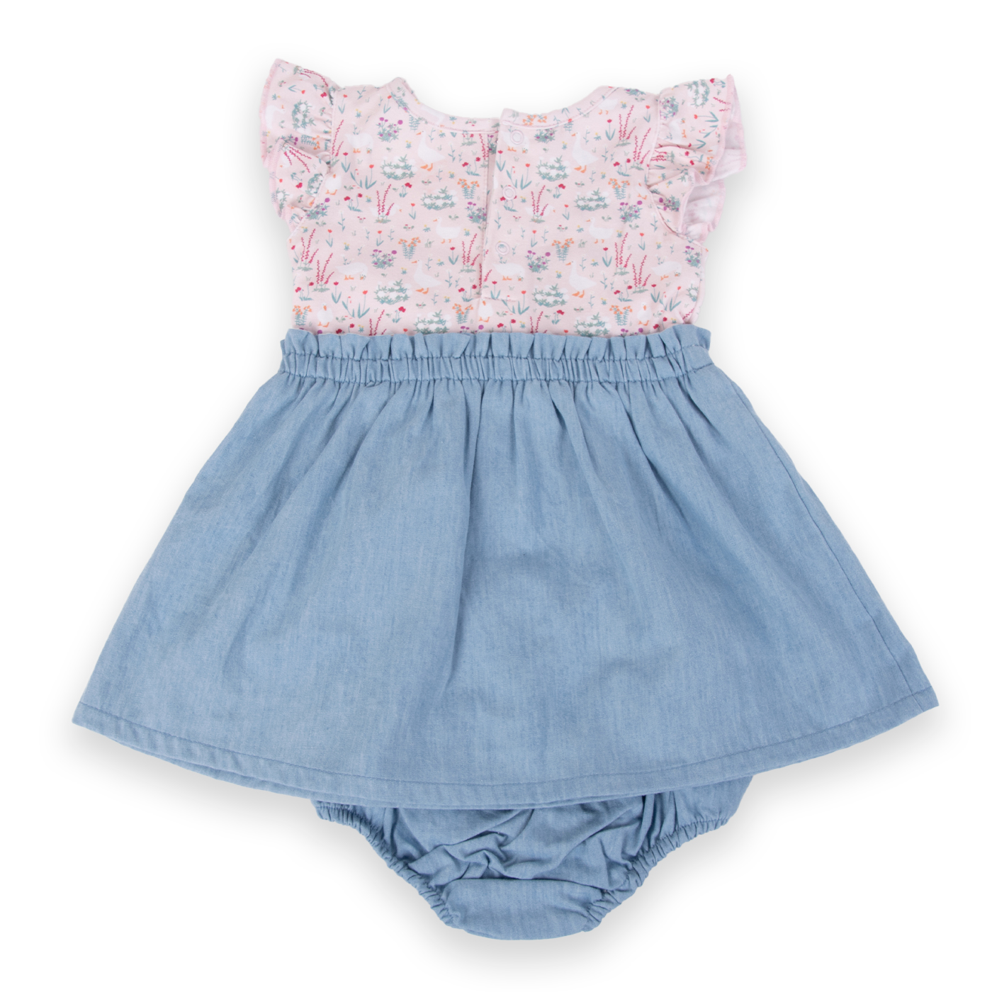 VESTIDO NIÑA PILLIN PALO ROSA PVA710-24PRO BEBE - 3