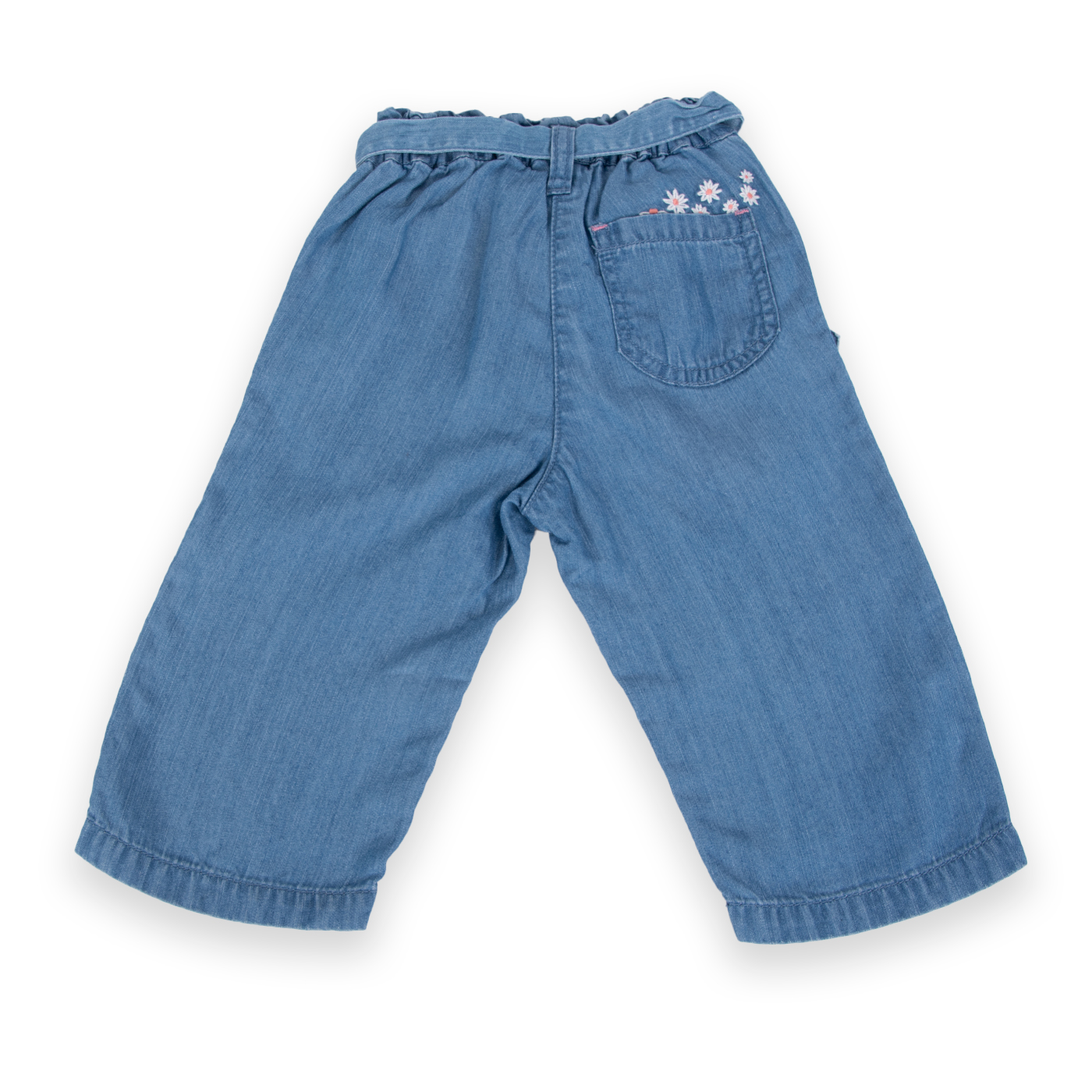 PANTALÓN NIÑA PILLÍN DENIM BEBÉ PVA708-24DEN - 3