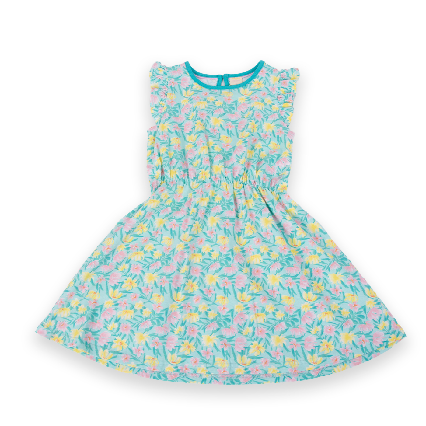 VESTIDO NIÑA PILLIN TURQUESA PVA615-24TUR - 1