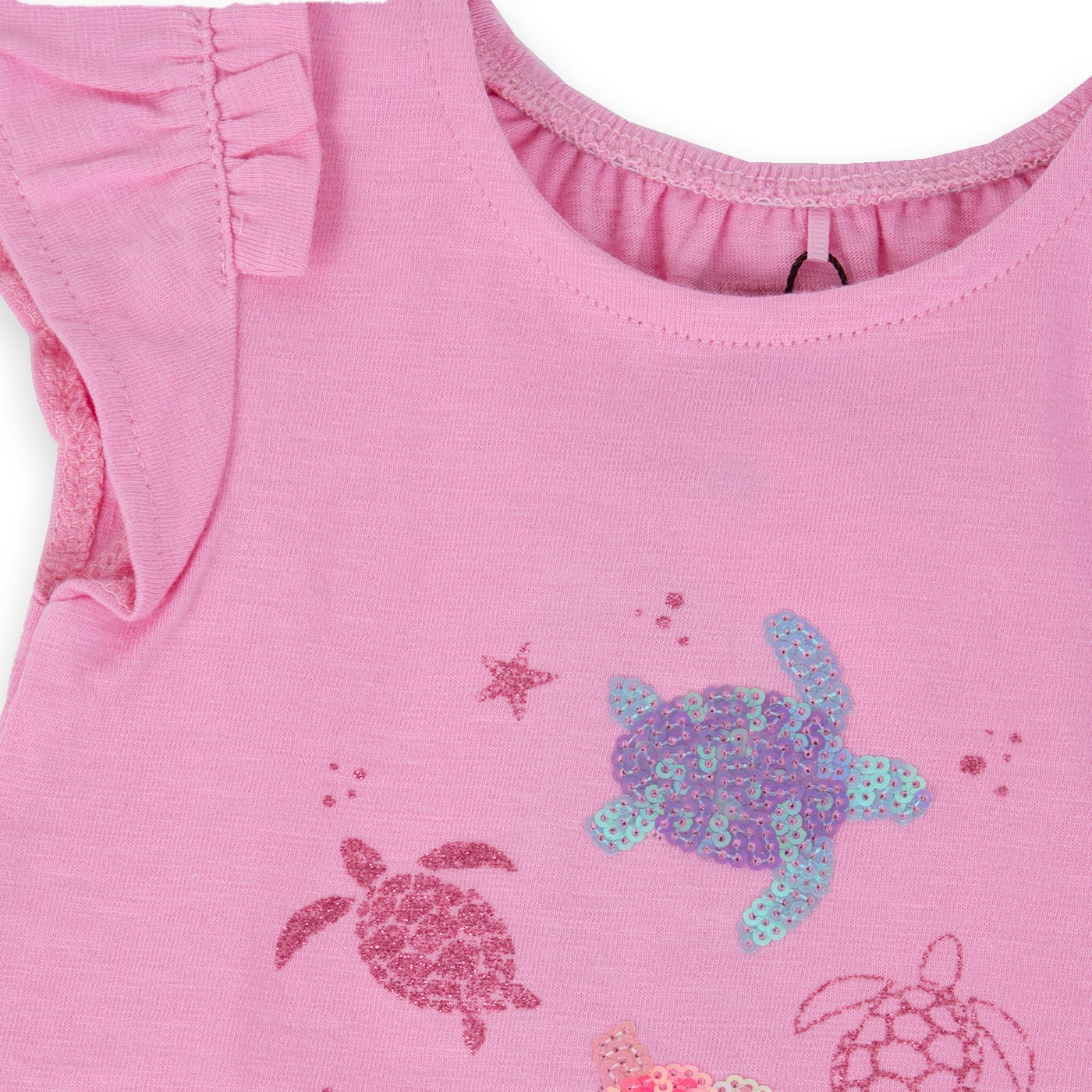 POLERA MANGA CORTA ALGODÓN NIÑA PILLÍN PVA650-24ROS BEBÉ ROSADO - 2