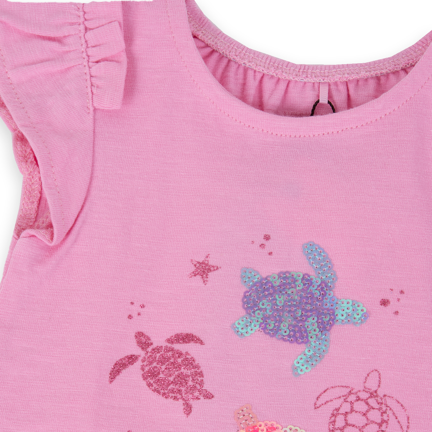 POLERA MANGA CORTA ALGODÓN NIÑA PILLÍN PVA650-24ROS BEBÉ ROSADO - 2
