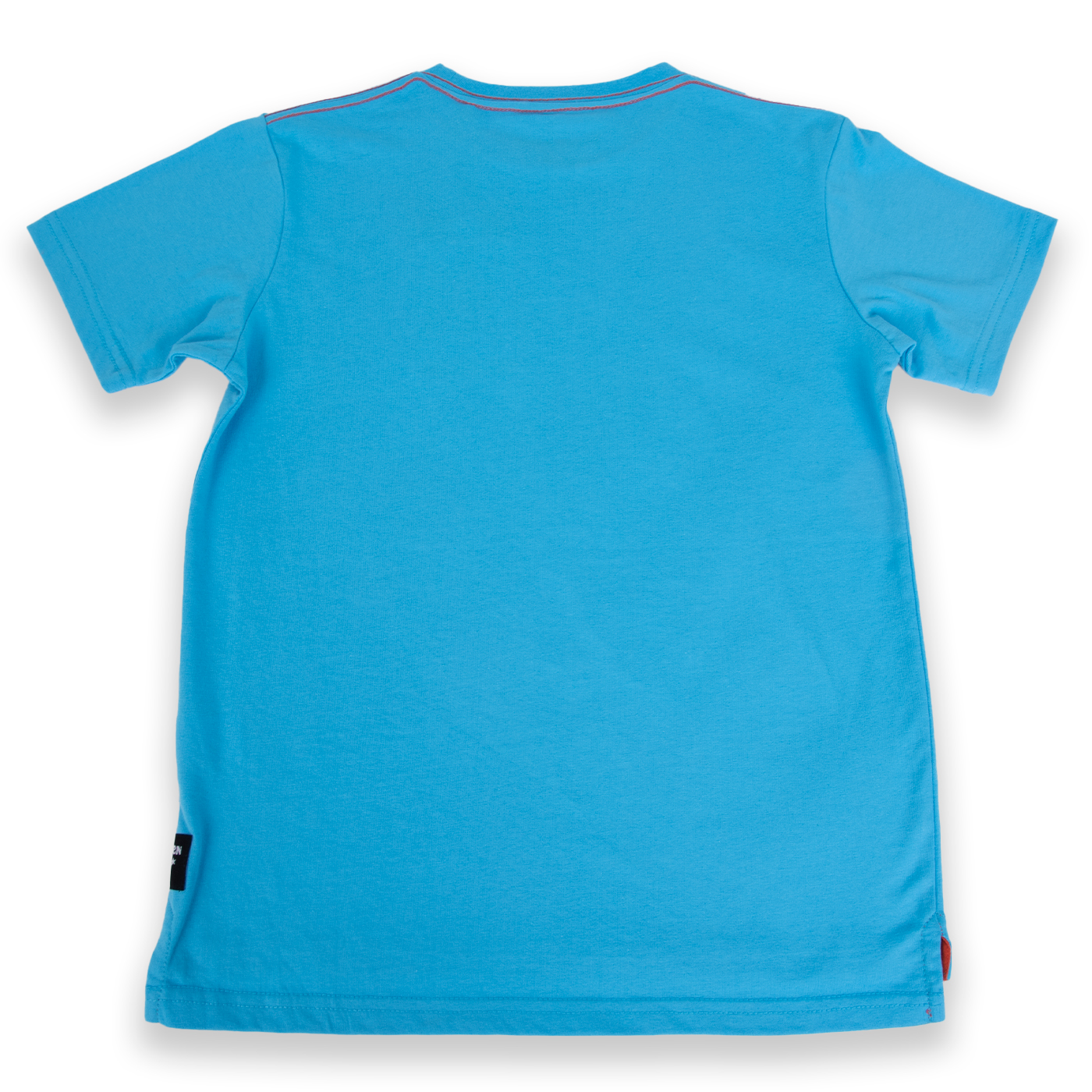 POLERA MANGA CORTA ALGODÓN NIÑO PILLÍN TVA619-24CAL TURQUESA - 3
