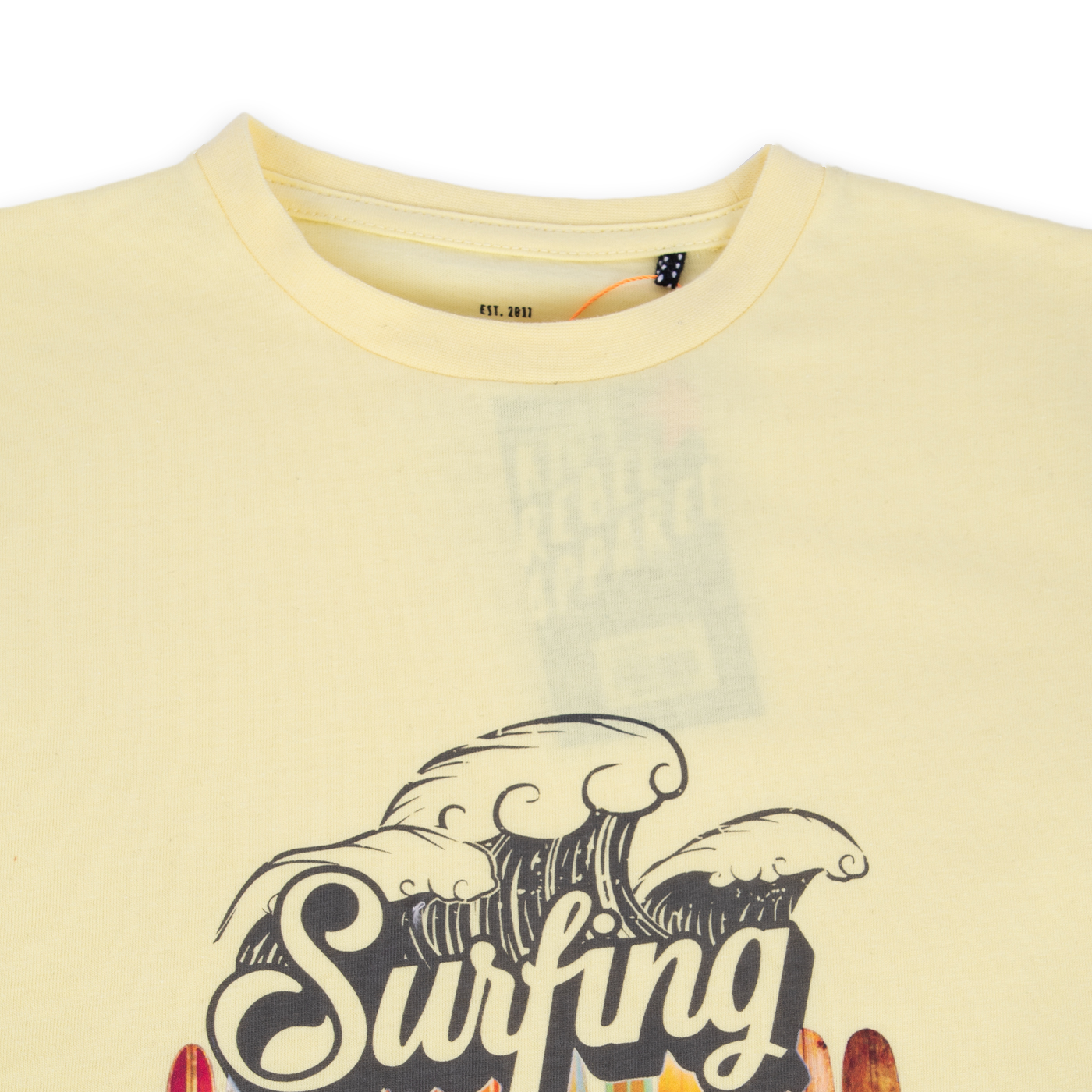 POLERA MANGA CORTA ALGODÓN NIÑO PILLÍN TVA619-24AMA AMARILLO - 2