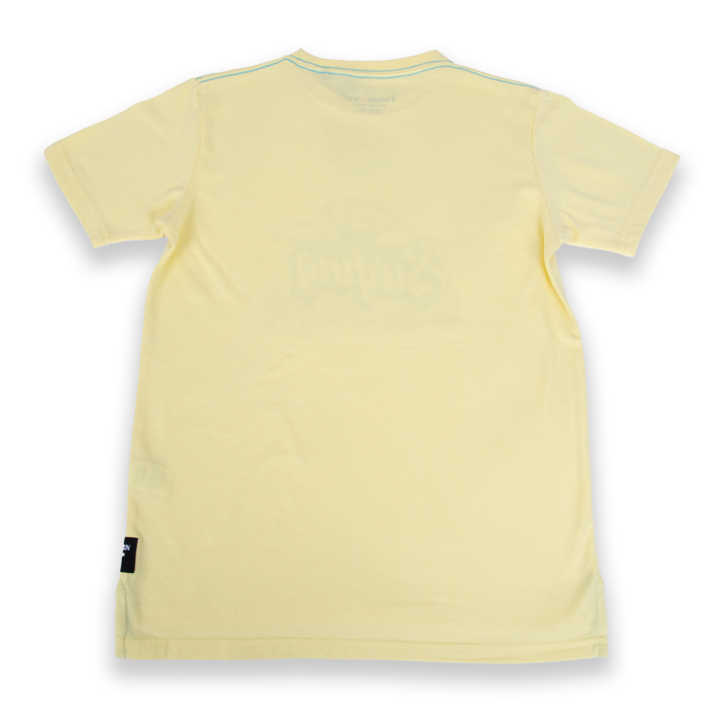 POLERA MANGA CORTA ALGODÓN NIÑO PILLÍN TVA619-24AMA AMARILLO - 3