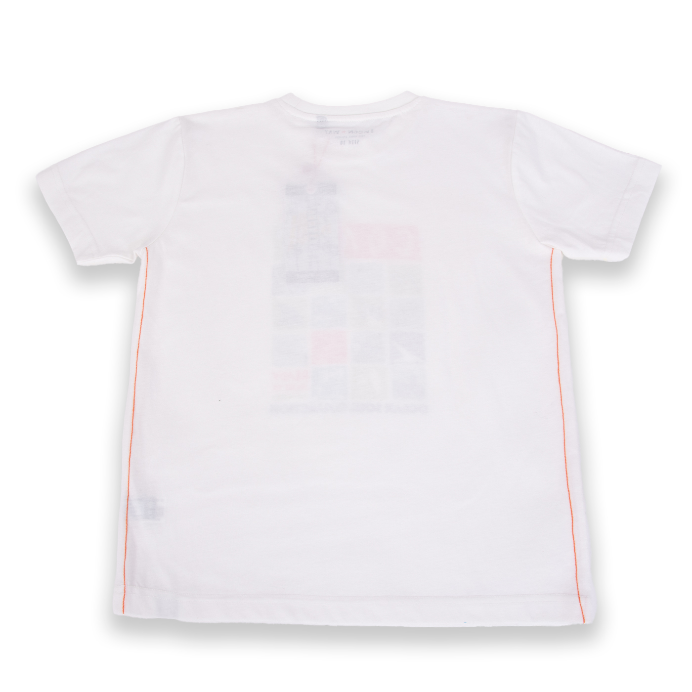 POLERA MANGA CORTA ALGODÓN NIÑO PILLÍN TVA621-24BCO - 3